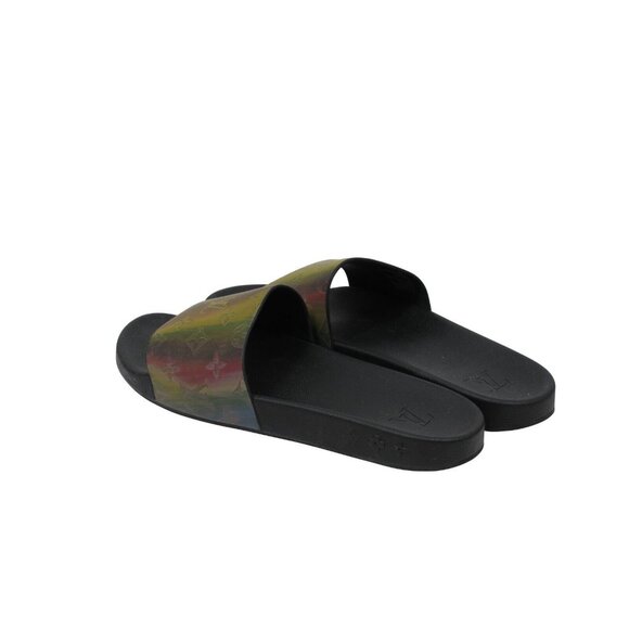 Louis Vuitton Men Prism Monogram Holographic Slides US12 UK11 Iridiscent Sandals - Picture 5 of 10